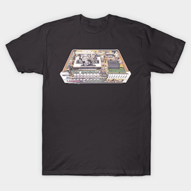 Vintage VCR Video Player Design T-Shirt by CultOfRomance